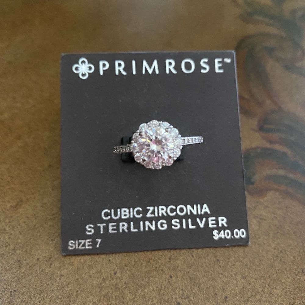 (NWT) Primrose brand cubic zirconia ring